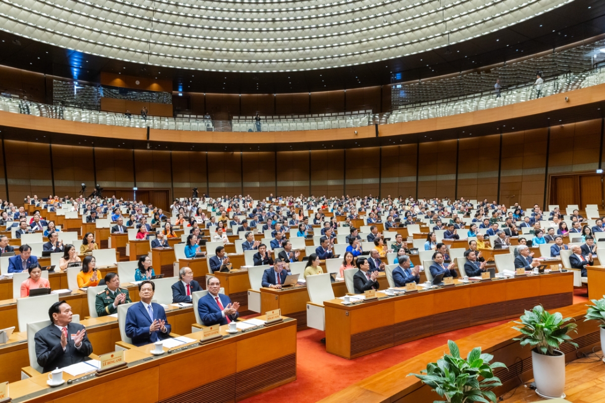 Quang cảnh Kỳ họp thứ 10, Quốc hội khóa XV.
