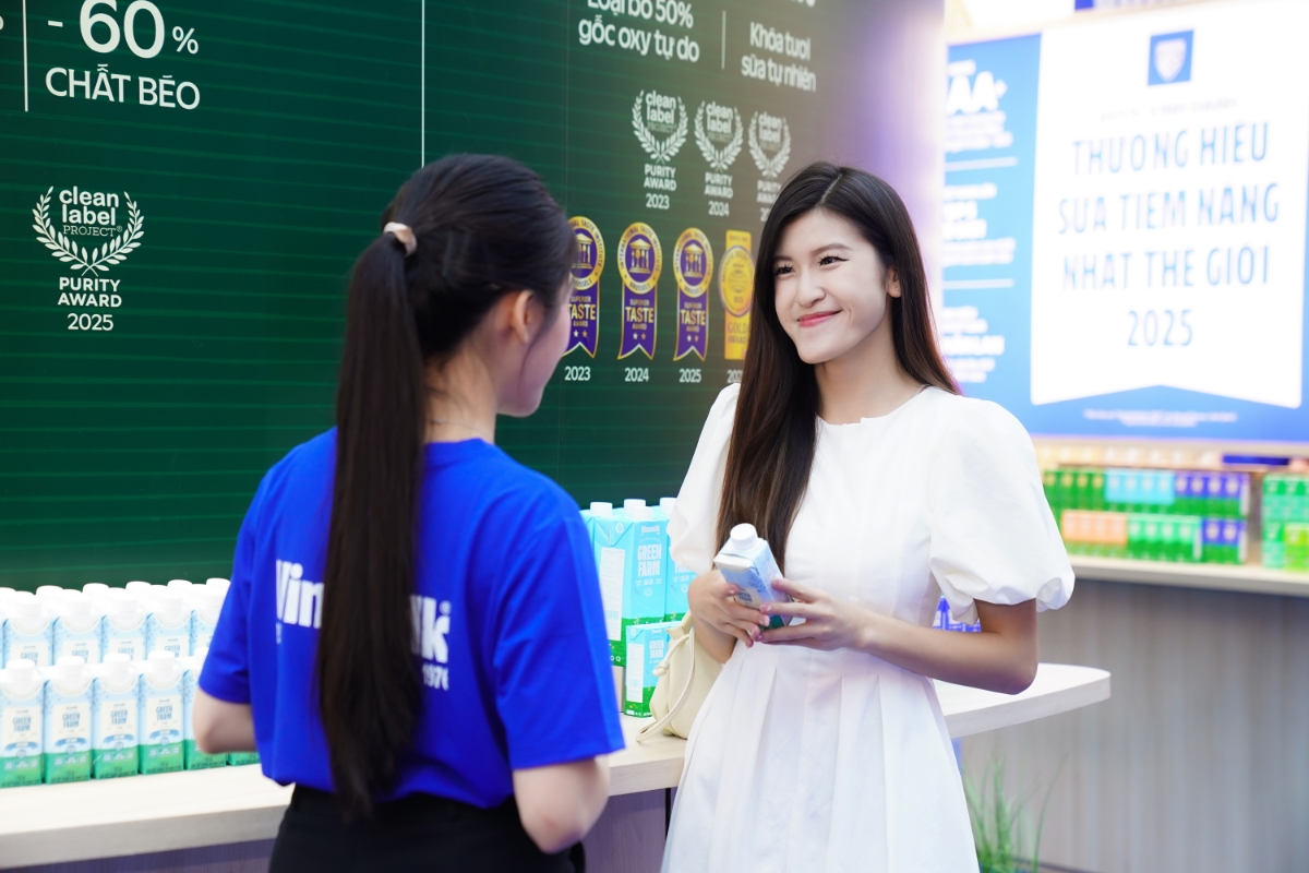 Vinamilk Green Farm cao đạm – dòng sản phẩm đầu tiên tại Việt Nam ứng dụng công nghệ siêu vi lọc – được Brand Finance đưa ra như một ví dụ điển hình về xu hướng đổi mới sản phẩm tại khu vực (Ảnh: Minh Anh).