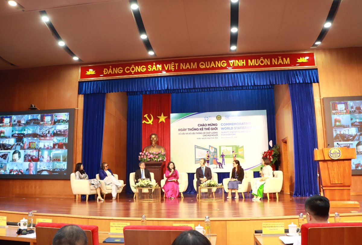 Tọa đàm cấp cao “Thống kê vì tương lai bền vững trong kỷ nguyên số”.