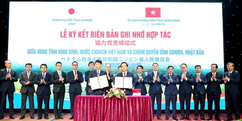 Ninh Binh, Japan’s Gunma Prefecture enhance investment cooperation