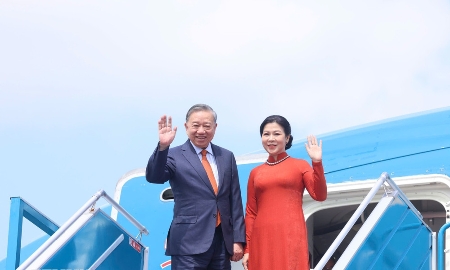 Tổng Bí thư Tô Lâm và Phu nhân lên đường thăm chính thức Cộng hòa Phần Lan