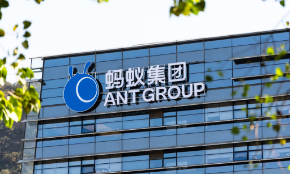 Ban đầu, Ant Group được biết đến với tên gọi Ant Financial Services Group, quản lý nền tảng thanh toán Alipay. Sau đó năm 2020, công ty đổi tên thành Ant Group để thể hiện định hướng mở rộng sang công nghệ tài chính và trí tuệ nhân tạo