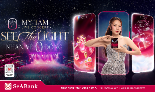 SeABank mang cơ hội săn vé miễn phí cho khách hàng trải nghiệm Mỹ Tâm Live Concert 2025