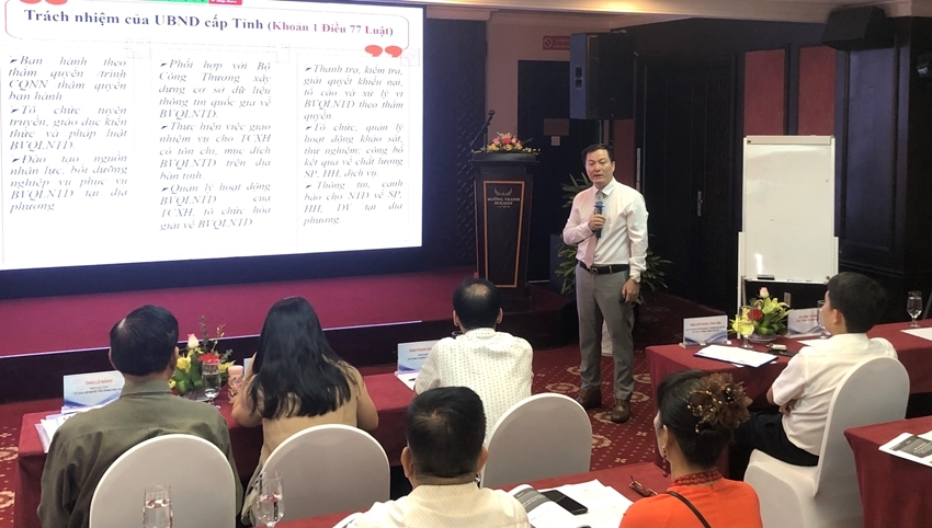 Tiến sĩ Phan Thế Thắng phát biểu tại hội nghị. Ảnh: Minh Văn