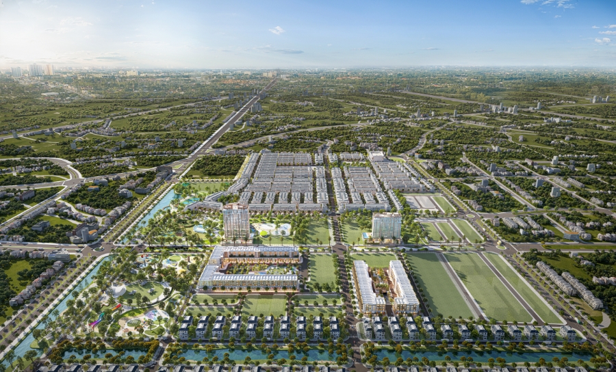 Vinhomes Wonder City dần định hình thành đại đô thị kiểu mẫu phía Tây Hà Nội.