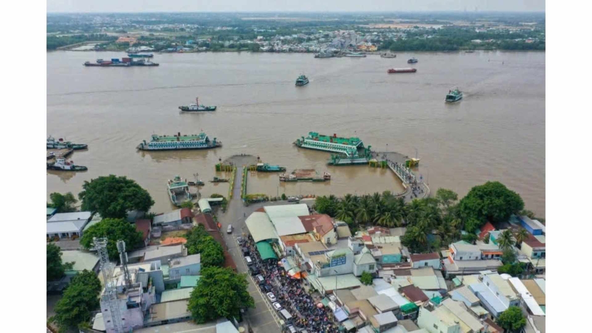 Phà Cát Lái hiện hữu.