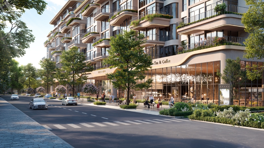 Trung tầng Swanlake Residences là sản phẩm lần đầu tiên xuất hiện tại Nghệ An.