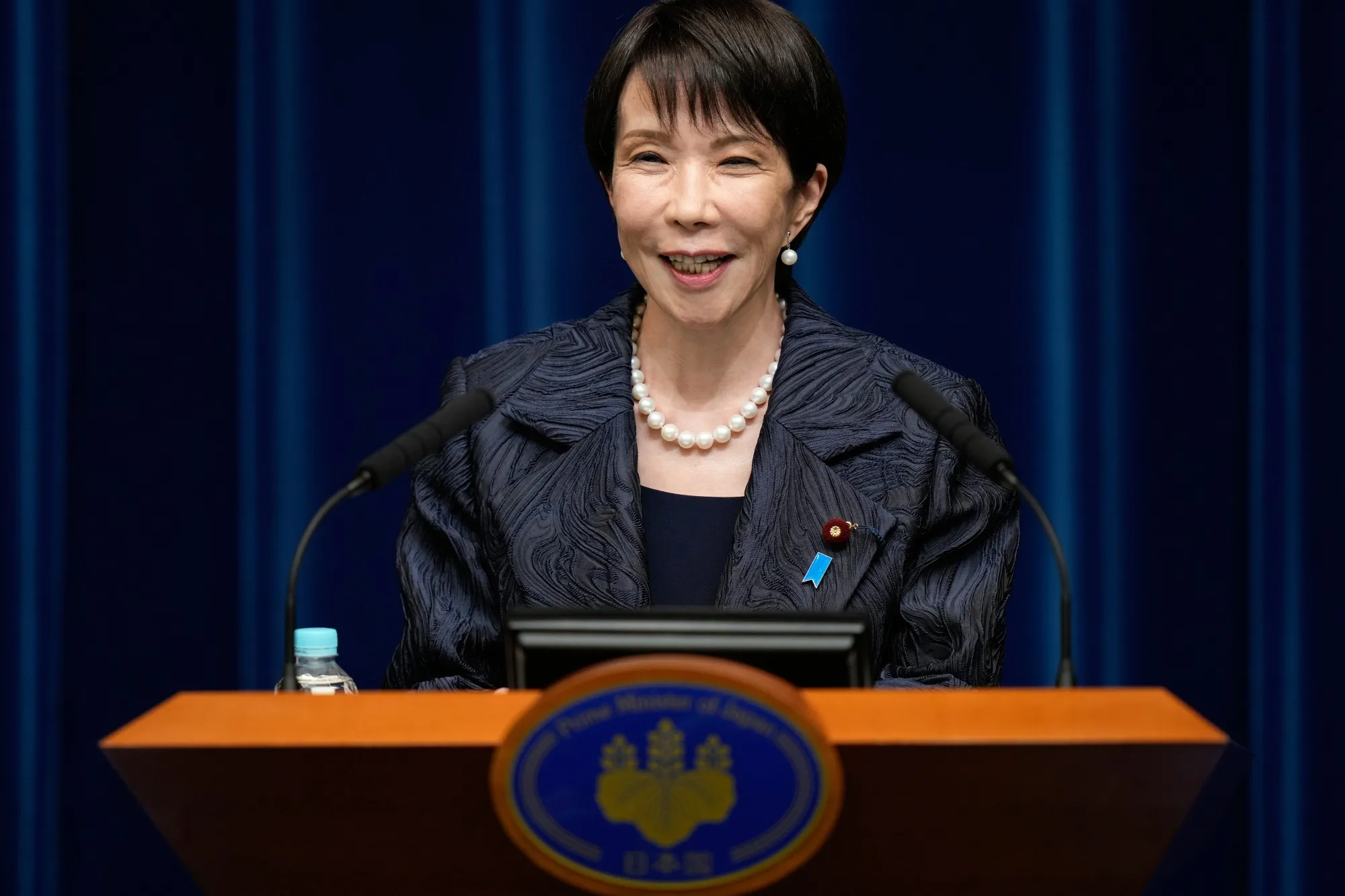Bà Sanae Takaichi, Thủ tướng mới của Nhật Bản - Ảnh: Bloomberg.