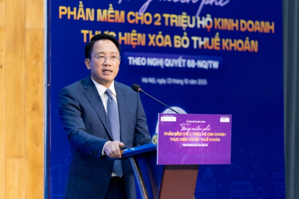 ông Mai Sơn, Phó Cục trưởng Cục Thuế, Bộ Tài chính. 