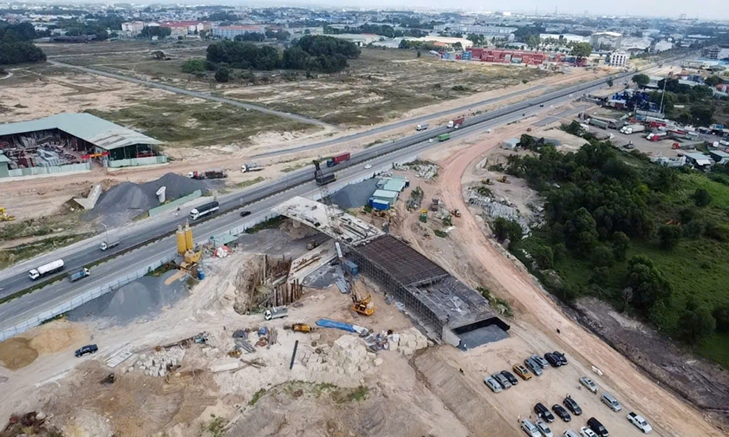 Đường Vành đai 3 TP. Hồ Chí Minh đang được triển khai thi công - Ảnh: Cổng thông tin điện tử Thành phố.