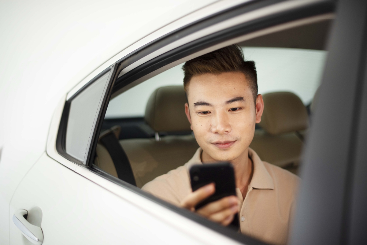 Người dùng trải nghiệm gọi taxi với tính năng VNPAY Taxi trên Vietbank Digital.