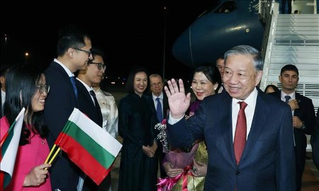 Lễ đón Tổng Bí thư Tô Lâm và Phu nhân thăm chính thức Cộng hòa Bulgaria