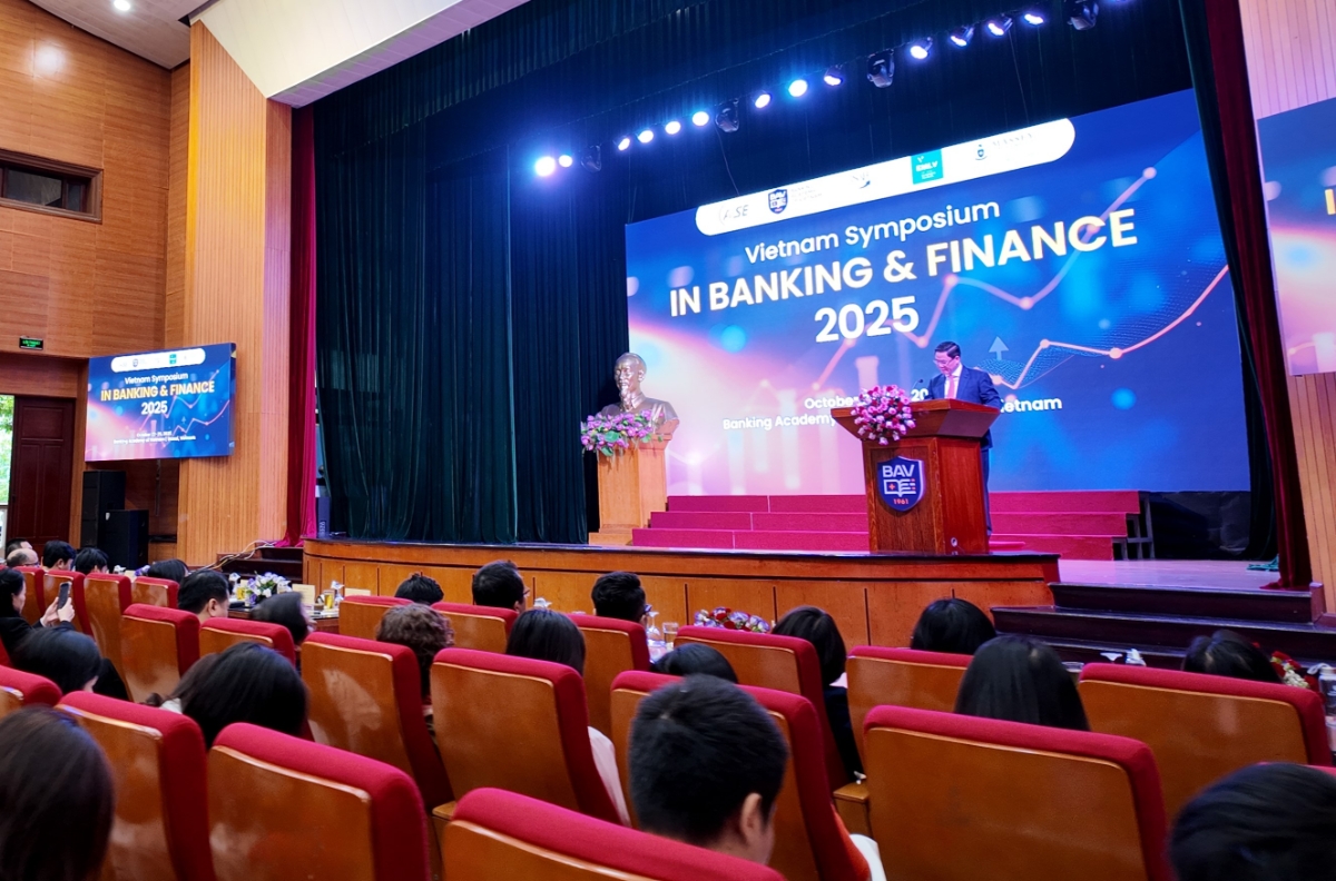 Hội thảo quốc tế về Tài chính và Ngân hàng Việt Nam 2025 (VSBF 2025) diễn ra từ ngày 23-25/10 tại Hà Nội.