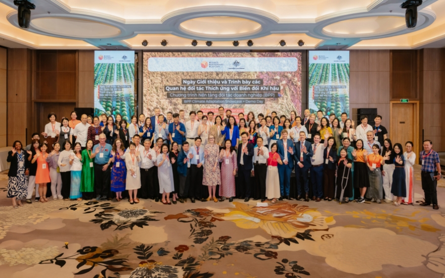 Chính phủ Australia tổ chức giới thiệu và trình bày các mô hình hợp tác thích ứng biến đổi khí hậu trong khuôn khổ Chương trình Nền tảng Đối tác Doanh nghiệp (BPP).