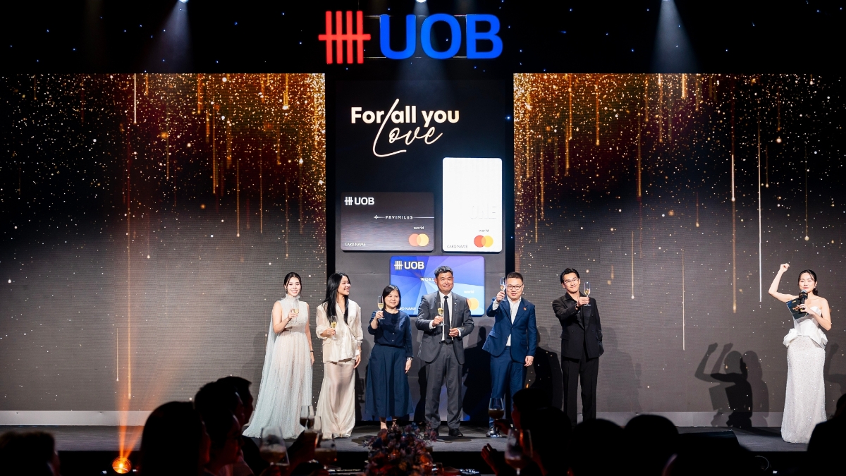 Sự kiện ra mắt bộ Thẻ tín dụng của Ngân hàng UOB Việt Nam được tổ chức tối ngày 21/10/2025 tại TP.HCM.