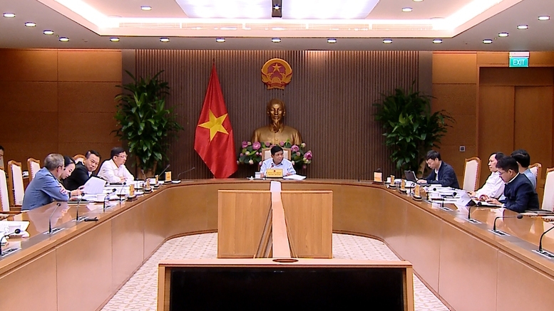 Toàn cảnh cuộc họp Đề án đẩy mạnh công tác sở hữu trí tuệ phục vụ phát triển kinh tế - xã hội trong tình hình mới - Ảnh: VGP.&nbsp;