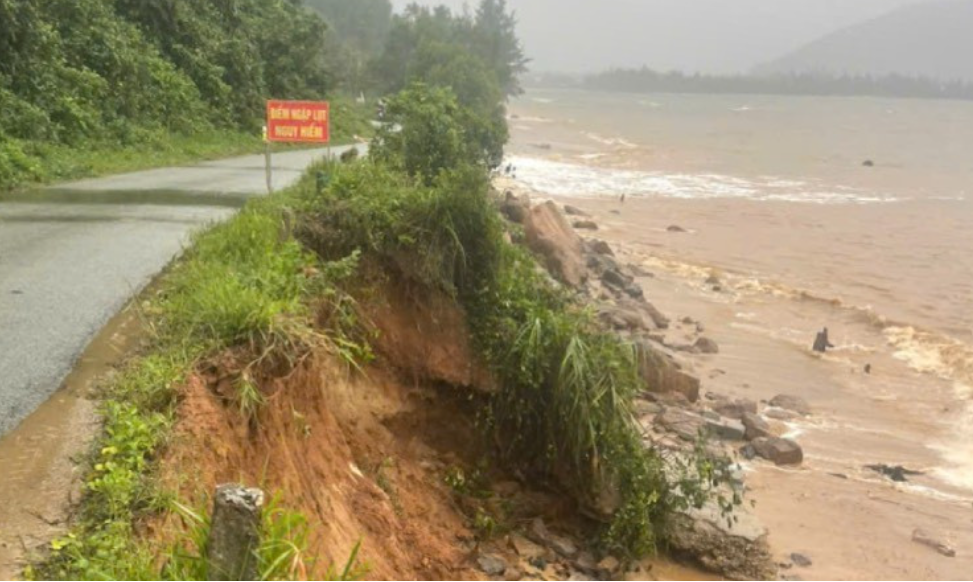 Khu vực đèo số 5, thôn Lộc Hưng được xác định có nguy cơ sạt lở cao.