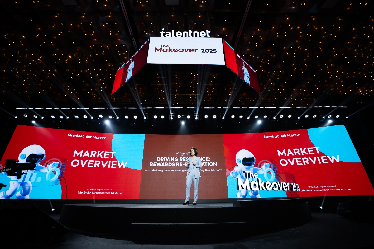 Bà Quỳnh Phương chia sẻ về bức tranh toàn cảnh thị trường lao&nbsp;động tại The Makeover 2025.