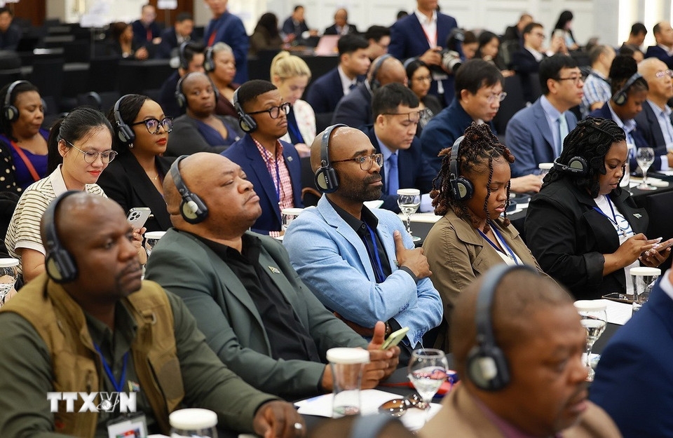 Đại diện các doanh nghiệp tham dự&nbsp;Diễn đàn doanh nghiệp Việt Nam – Nam Phi. Ảnh: TTXVN.