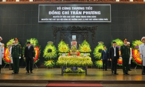 Tổ chức trọng thể Lễ tang nguyên Phó Chủ tịch Hội đồng Bộ trưởng Trần Phương