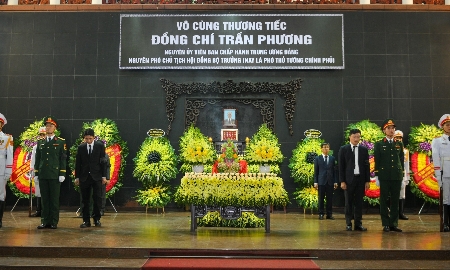 Lễ tang cấp Nhà nước nguyên Phó Chủ tịch Hội đồng Bộ trưởng Trần Phương.