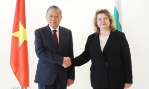 Tổng Bí thư Tô Lâm hội kiến Chủ tịch Quốc hội Bulgaria Natalia Kiselova