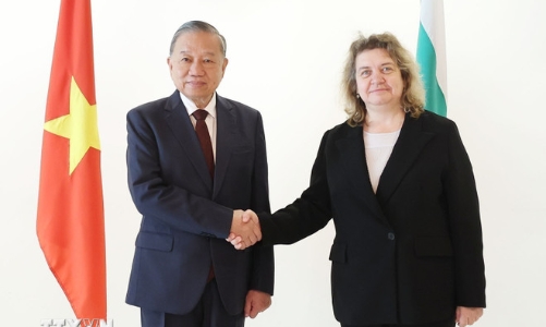 Tổng Bí thư Tô Lâm hội kiến Chủ tịch Quốc hội Bulgaria Natalia Kiselova