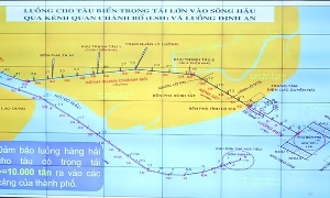 TP. Cần Thơ đề xuất dừng nạo vét luồng Định An vì không hiệu quả