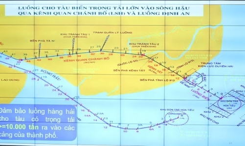 TP. Cần Thơ đề xuất dừng nạo vét luồng Định An vì không hiệu quả