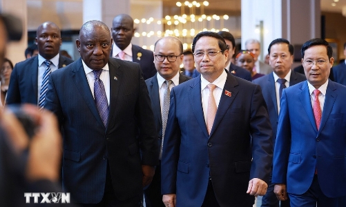 Thủ tướng Phạm Minh Chính và Tổng thống Nam Phi dự Diễn đàn doanh nghiệp Việt Nam – Nam Phi