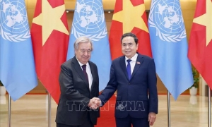 Chủ tịch Quốc hội Trần Thanh Mẫn hội kiến Tổng Thư ký Liên hợp quốc