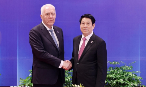 Chủ tịch nước Lương Cường tiếp Tổng Công tố Liên bang Nga