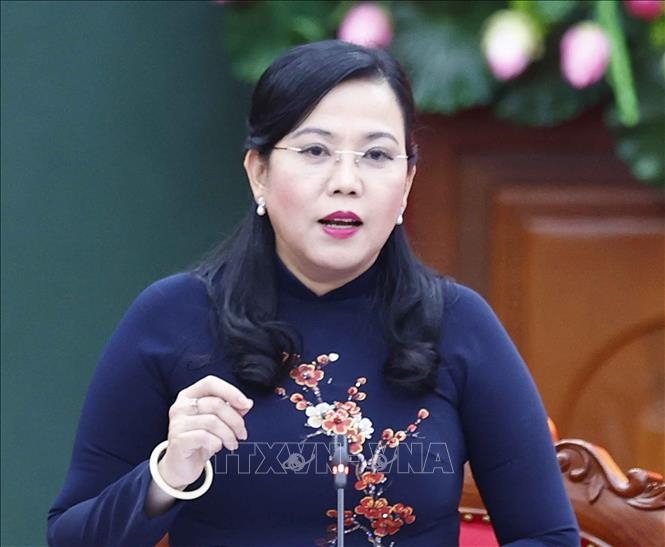 Bà Nguyễn Thanh Hải được Quốc hội bầu làm Chủ nhiệm Ủy ban Khoa học, Công nghệ và Môi trường của Quốc hội khóa XV. Ảnh: TTXVN.