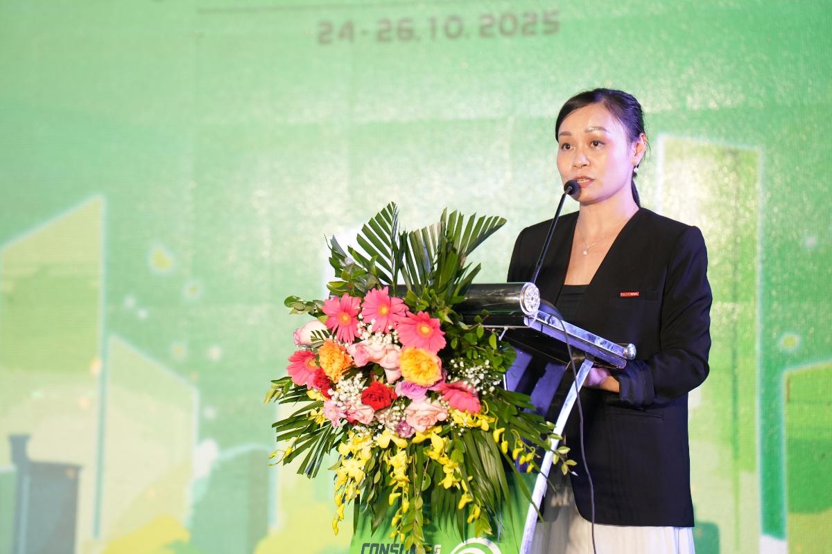 Bà Phạm Thị Thuỳ Linh, Giám đốc Đối ngoại và Đầu tư, Tập đoàn Central Retail Việt Nam chia sẻ tại sự kiện.