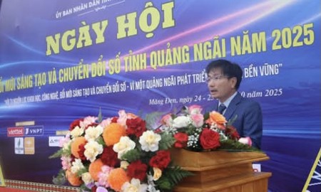 Khai mạc Ngày hội đổi mới sáng tạo và chuyển đổi số tỉnh Quảng Ngãi năm 2025