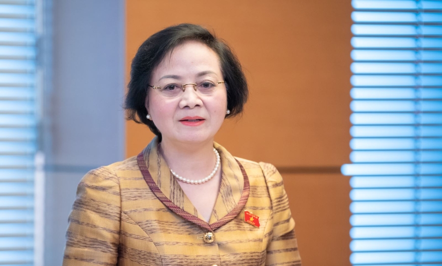 Bà Phạm Thị Thanh Trà được Quốc hội phê chuẩn làm Phó Thủ tướng Chính phủ. Ảnh: TTXVN.