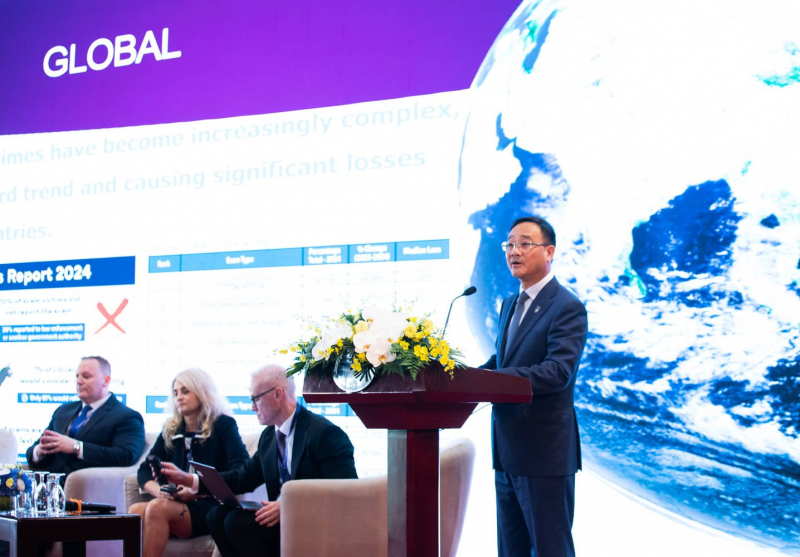 Thượng tướng Phạm Thế Tùng, Thứ trưởng Bộ Công an đã tham dự và có bài phát biểu tại Tọa đàm cấp cao “Hợp tác toàn cầu trong ứng phó với tội phạm lừa đảo trực tuyến”.