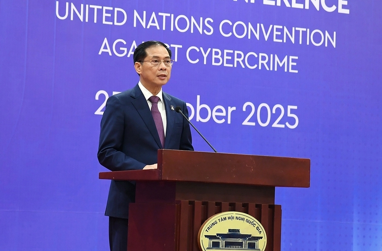 Phó Thủ tướng Bùi Thanh Sơn khẳng định, là thành viên tích cực và có trách nhiệm của cộng đồng quốc tế, Việt Nam luôn chủ động, tích cực đóng góp vào nỗ lực chung của LHQ vì hoà bình và phát triển - Ảnh: VGP.