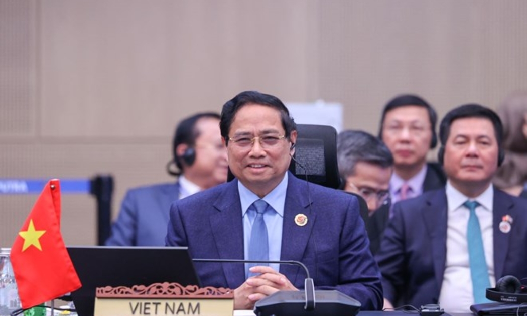 Ủy viên Bộ Chính trị, Thủ tướng Chính phủ Phạm Minh Chính dự Hội nghị Cấp cao ASEAN - Hàn Quốc. Ảnh: VGP