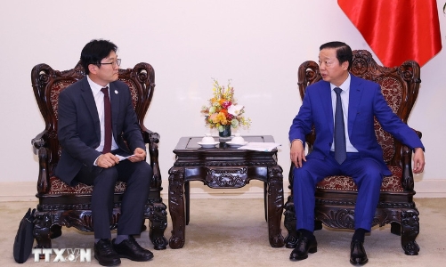 Phó Thủ tướng Trần Hồng Hà tiếp lãnh đạo Công ty Samsung E&A (Tập đoàn Samsung)