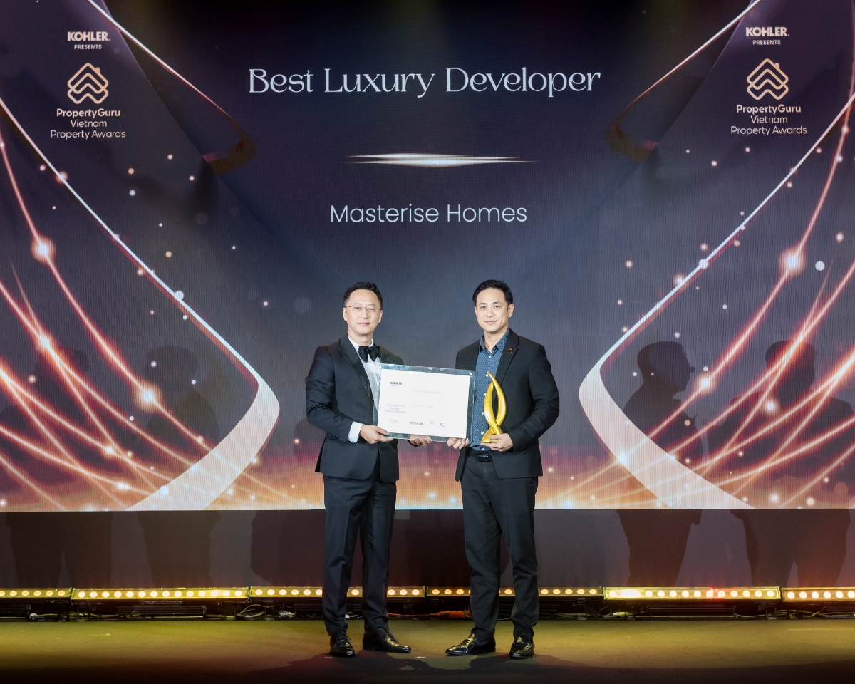 Masterise Homes nhận giải “Best Luxury Developer” tại PropertyGuru Vietnam Property Awards 2025.
