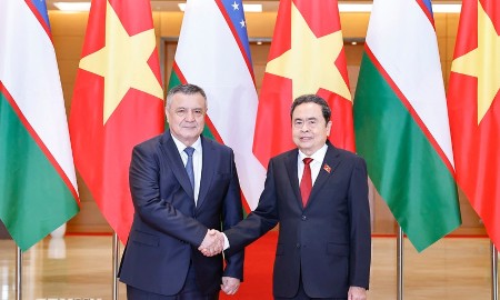 Chủ tịch Quốc hội Trần Thanh Mẫn tiếp Chủ tịch Hạ viện Uzbekistan Nuriddin Ismoilov