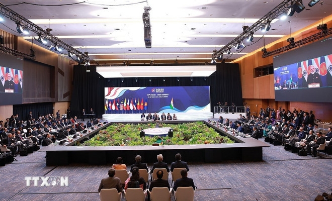 Toàn cảnh Hội nghị Cấp cao ASEAN-Ấn Độ lần thứ 22. Ảnh: TTXVN.