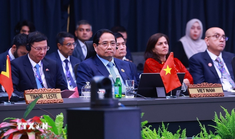 Thủ tướng Phạm Minh Chính tham dự Hội nghị Cấp cao ASEAN-Ấn Độ lần thứ 22. Ảnh: TTXVN.