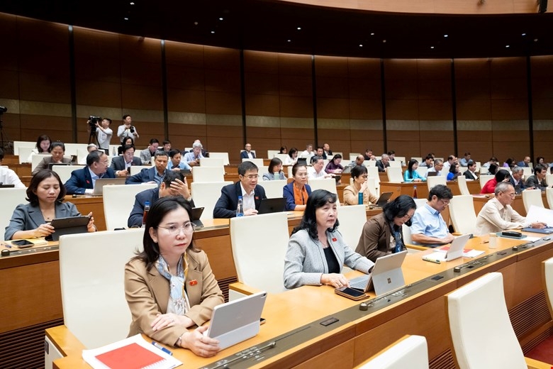 Đại biểu tham dự phiên họp.