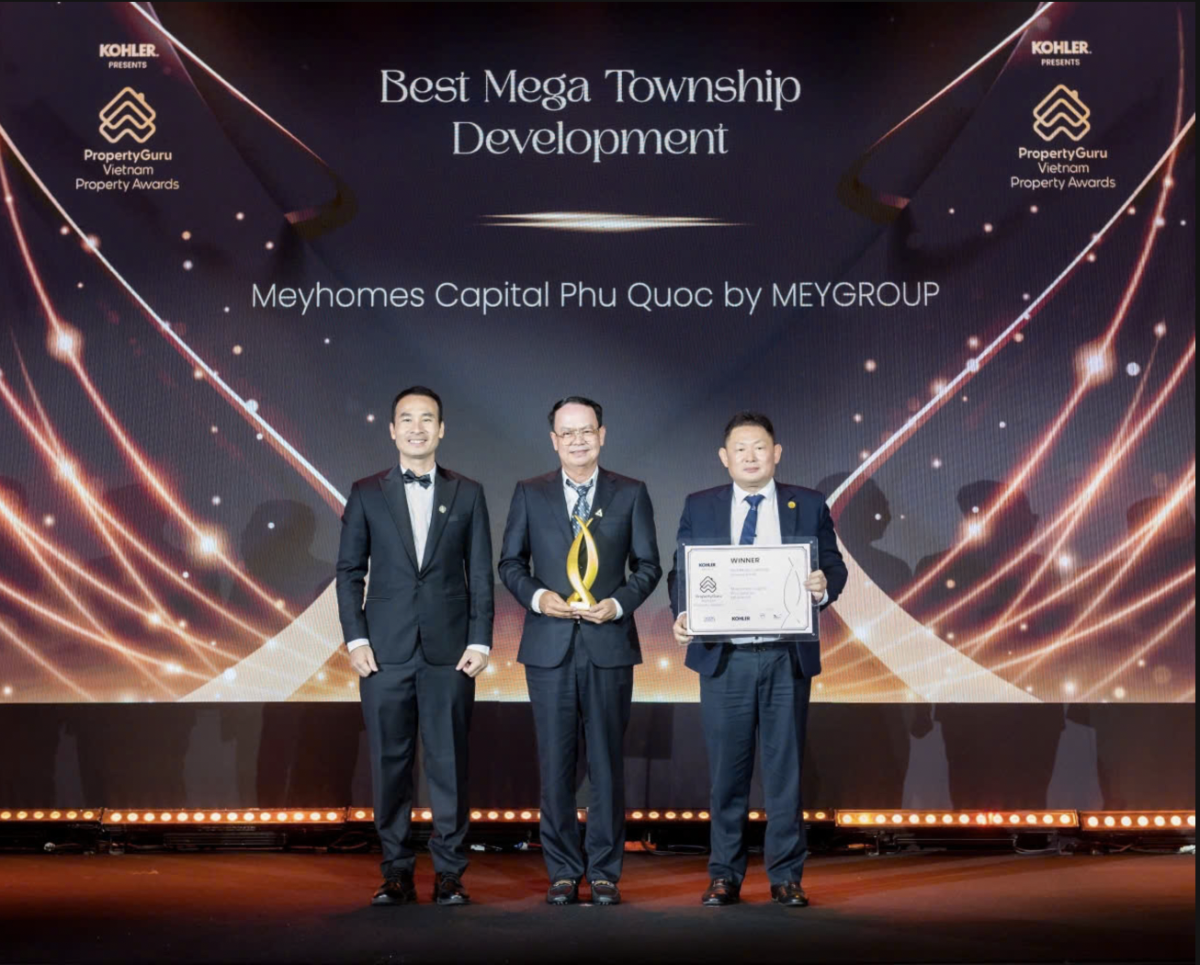 Tân Á Đại Thành nhận giải thưởng Best Mega Township Development  tại PropertyGuru 2025: 