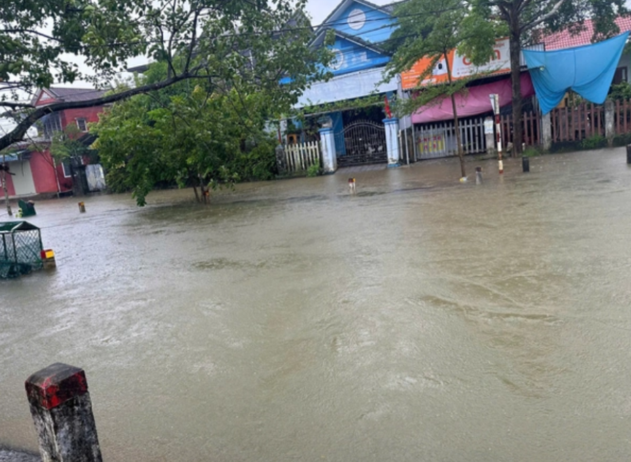 Khu vực phường Kim Trà, hạ du sông Bồ