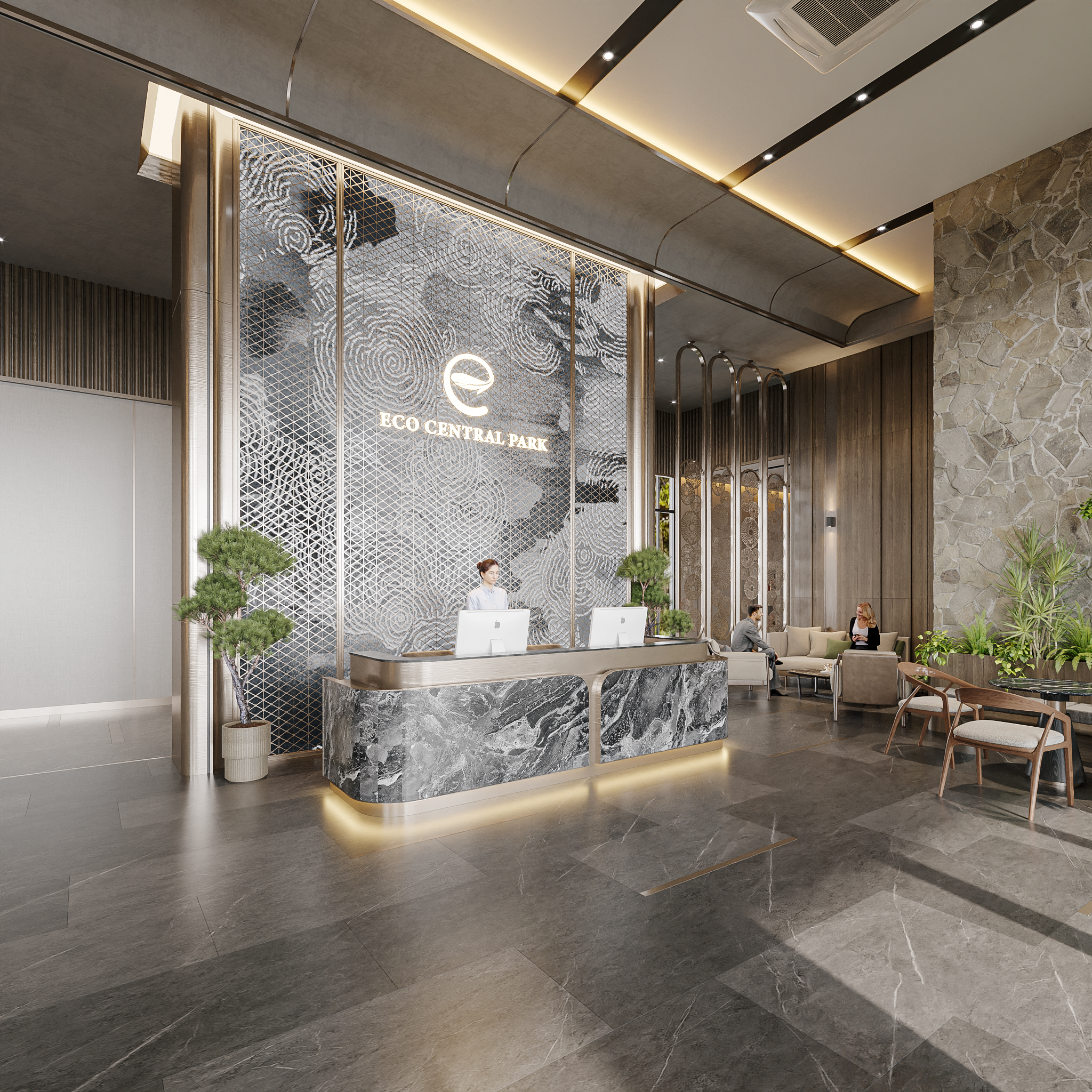 Sảnh chờ sang trọng sẽ có tại Swanlake Residences.