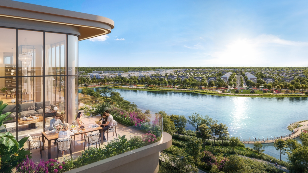 Tầm nhìn đắt giá hướng trọn hồ Thiên Nga.