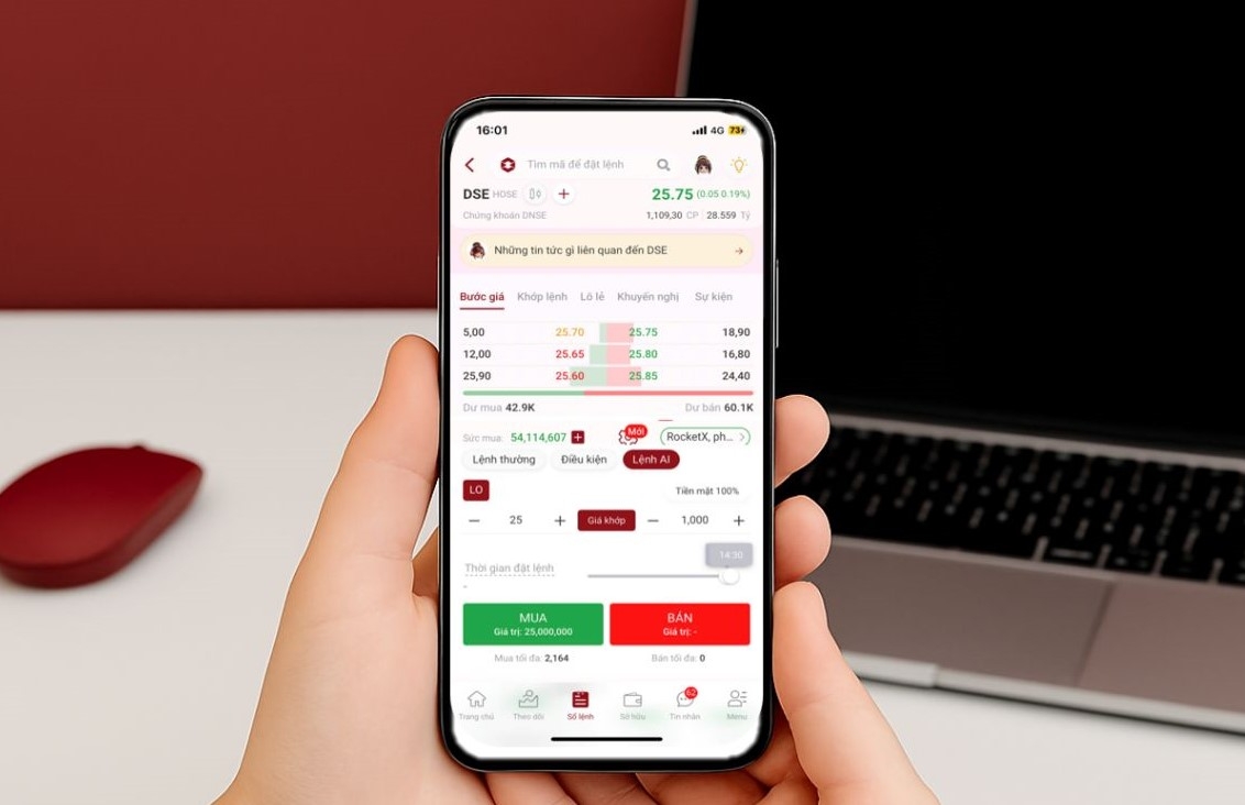 AI của DNSE là một bước tiến mang tính “cách mạng” giúp tối ưu giá và khả năng khớp lệnh, đặc biệt với nhóm nhà đầu tư tổ chức hoặc giao dịch khối lượng cao.